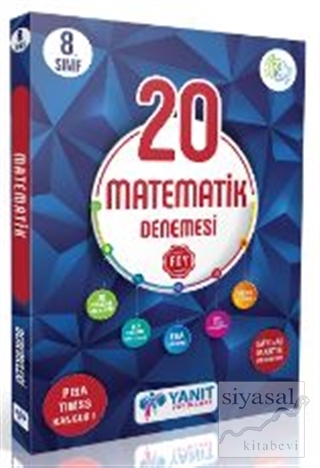 Yanıt 8. Sınıf Çözümlü 20 Matematik Branş Denemesi Kolektif