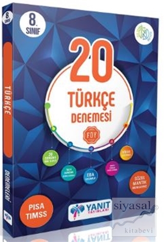 Yanıt 8. Sınıf Çözümlü 20 Türkçe Branş Denemesi Kolektif
