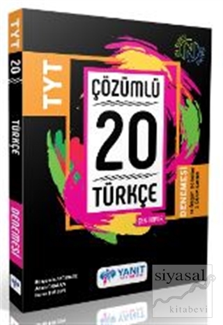 Yanıt TYT Çözümlü 20 Türkçe Branş Denemesi Kolektif