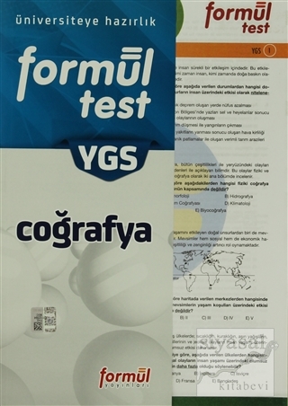 YGS Coğrafya Formül Test Kolektif
