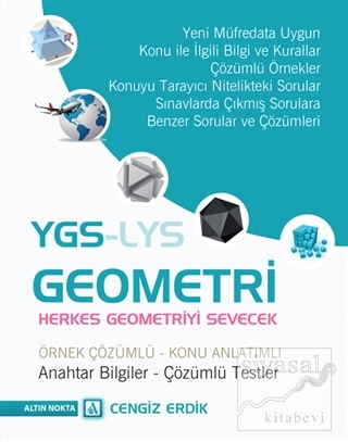 YGS Geometri -Örnek Çözümlü Konu Açıklamalı Cengiz Erdik