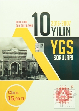 YGS Konularına Göre Düzenlenmiş 10 Yılın Soruları (2016-2007) Kolektif
