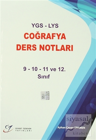 YGS - LYS Coğrafya Ders Notları Ayhan Çayan Erkmen