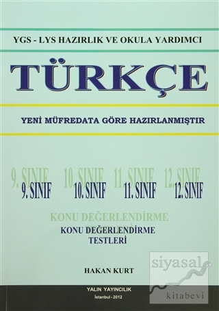 YGS - LYS Hazırlık ve Okula Yardımcı Türkçe 9. Sınıf 10. Sınıf 11. Sın