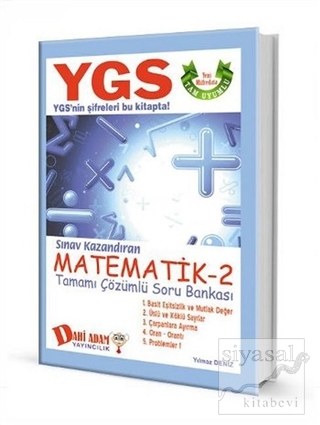 YGS Matematik 2 Tamamı Çözümlü Soru Bankası Yılmaz Deniz