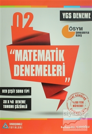 YGS Matematik Denemeleri Burhanettin Kadıoğlu