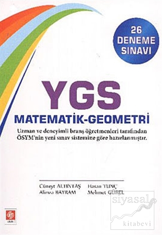 YGS Matematik-Geometri (26 Deneme Sınavı) Mehmet Gürel