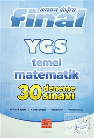 YGS Temel Matematik 30 Deneme Sınavı Ali Rıza Bayram