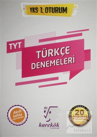 YKS 1. Oturum TYT Türkçe Denemeleri 20 Çözümlü Deneme Kolektif