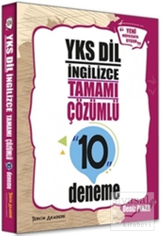 YKS-DIL İngilizce Tamamı Çözümlü 10 Deneme Deniz Pınar