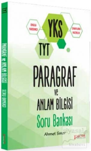 YKS - TYT Paragraf ve Anlam Bilgisi Soru Bankası Ahmet Sınar
