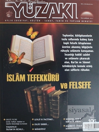 Yüzakı Aylık Edebiyat, Kültür, Sanat, Tarih ve Toplum Dergisi/Sayı:106