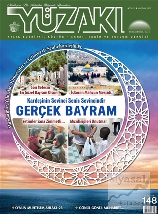 Yüzakı Aylık Edebiyat, Kültür - Sanat, Tarih ve Toplum Dergisi Sayı: 1