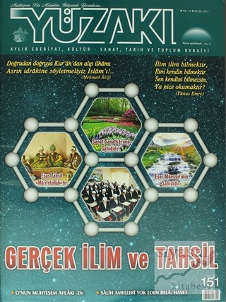 Yüzakı Aylık Edebiyat Kültür Sanat Tarih ve Toplum Dergisi Sayı: 151 E