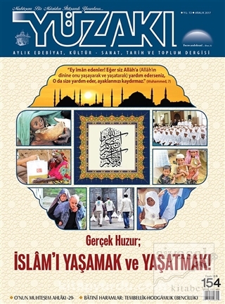 Yüzakı Aylık Edebiyat Kültür Sanat Tarih ve Toplum Dergisi Sayı: 154 A