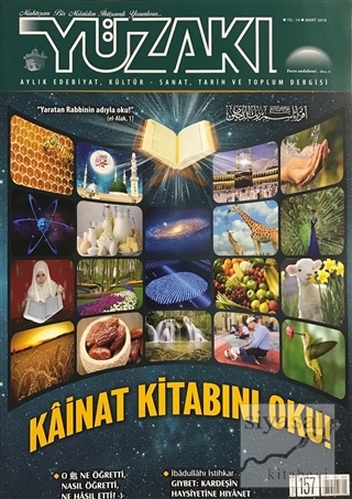 Yüzakı Aylık Edebiyat, Kültür, Sanat, Tarih ve Toplum Dergisi / Sayı:1