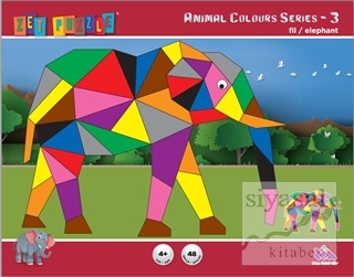 ZET Puzzle Animal Colours Series-3 Fil/Elephant