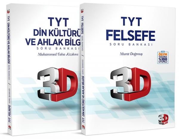 3D Yayınları TYT Felsefe ve Din Kültürü ve Ahlak Bilgisi Soru Bankası