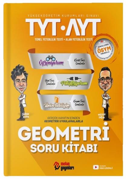Metin Yayınları  TYT AYT Geometri Soru Kitabı