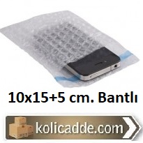 Baloncuklu Poşet 10x15+5 cm. Bantlı Kapak