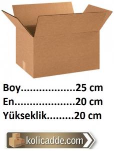 Boş Koli Kutu 25x20x20 cm Boş Koli Kutu 25x20x20 cm