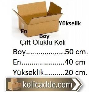 Büyük Boş Koli 50x40x20 cm.