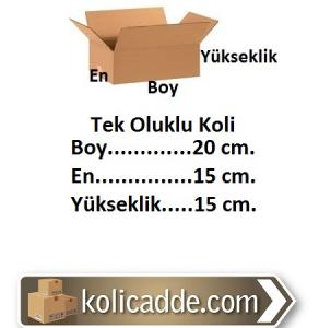 Karton Kargo Kutusu 20x15x15 cm.