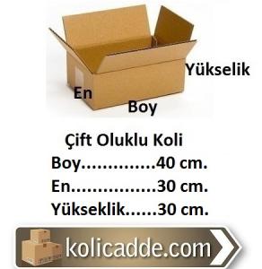 Karton Mukavva Koli 40x30x30 cm.