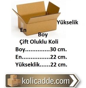 Oluklu Karton Koli 30x22x22 cm. Oluklu Karton Koli 30x22x22 cm.