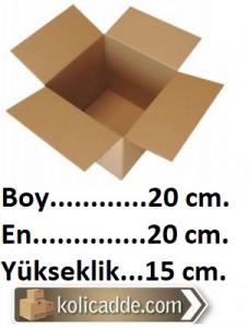 Tek Oluklu Koli 20x20x15 cm. Tek Oluklu Koli 20x20x15 cm.