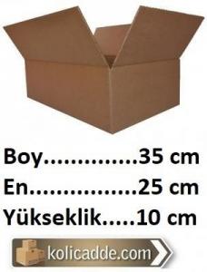 Karton Koli Kutu 35x25x10 cm.