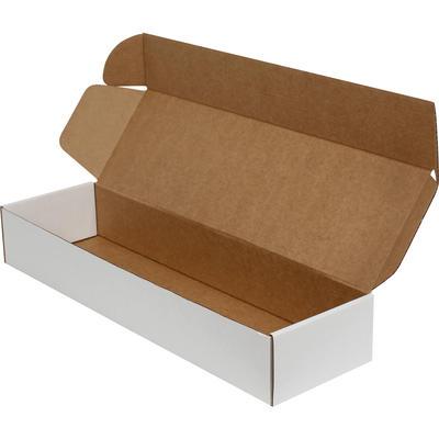 Kilitli Beyaz Karton Kutu 42x12x6,5 cm.
