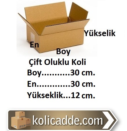 Kraft Koli 30x30x12 cm.