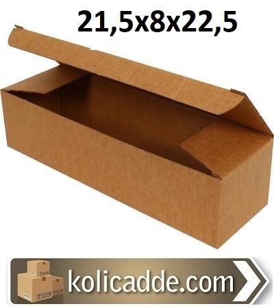 Kilitli Karton Kutu 21,5x8x22,5 cm.