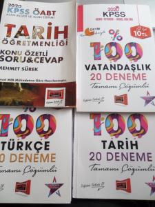 KPSS Genel Yetenek Genel Kültür Kitapları / 4 Adet