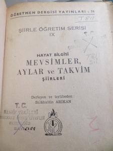 Hayat Bilgisi Mevsimler, Aylar ve Takvim Şiirleri