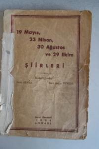 19 Mayıs 23 Nisan 30 Ağustos ve 29 Ekim Şiirleri