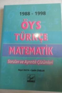 1988 - 1998 ÖYS Türkçe Matematik Soruları ve ayrıntılı çözümleri