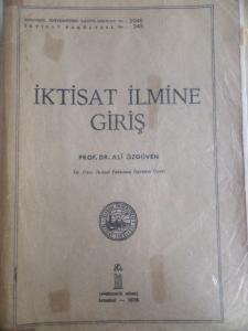 iktisat İlmine Giriş
