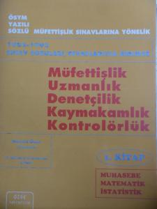 Müfettişlik Uzmanlık Denetçilik Kaymakamlık Kontrolörlük 1982-1993 Sınav Soruları 1. Kitap