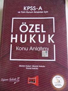 KPSS A Özel Hukuk Konu Anlatımlı