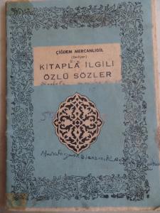 Kitapla İlgili Özlü Sözler