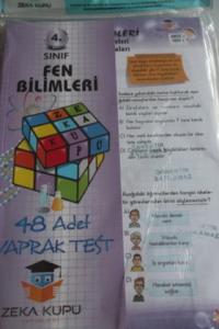 4. Sınıf Fen Bilimleri Yaprak Test