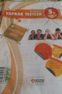 5. Sınıf Yaprak Testler