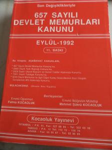 657 Sayılı Devlet Memurları Kanunu