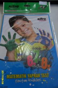 6-7-8. Sınıflar İçin Matematik Yaprak Test
