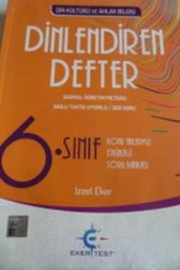 6. Sınıf Din Kültürü ve Ahlak Bilgisi Dinlendiren Defter