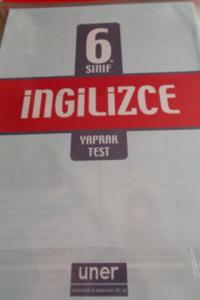 6. Sınıf İngilizce Yaprak Test
