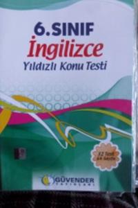 6. Sınıf İngilizce Yıldızlı Konu Testi