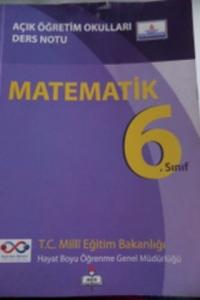 Matematik Açık Öğretim Okulları Ders Notu 6